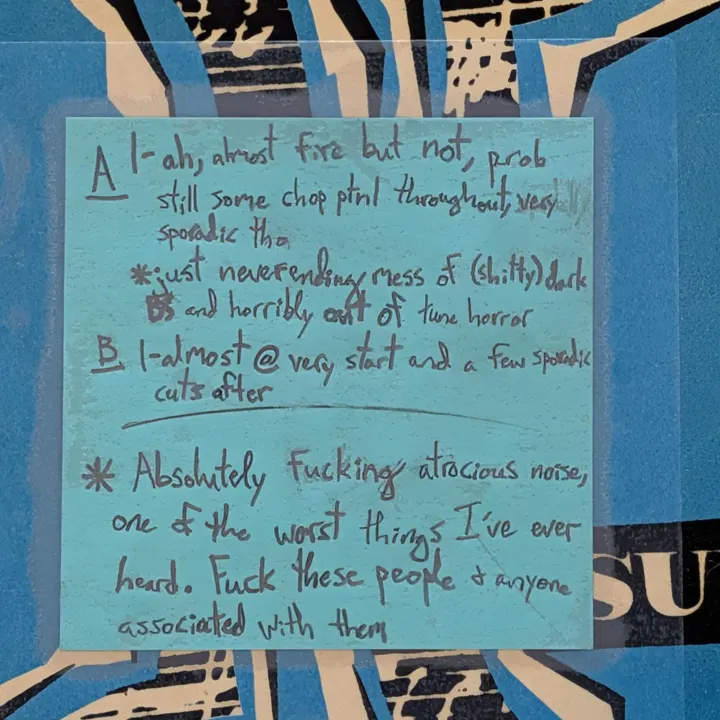 An album from Frank’s sampling collection
