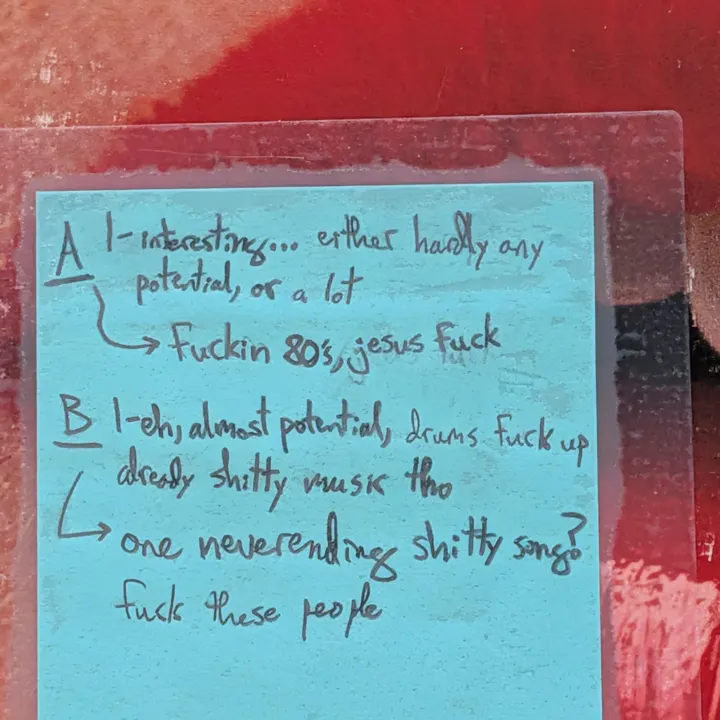 An album from Frank’s sampling collection