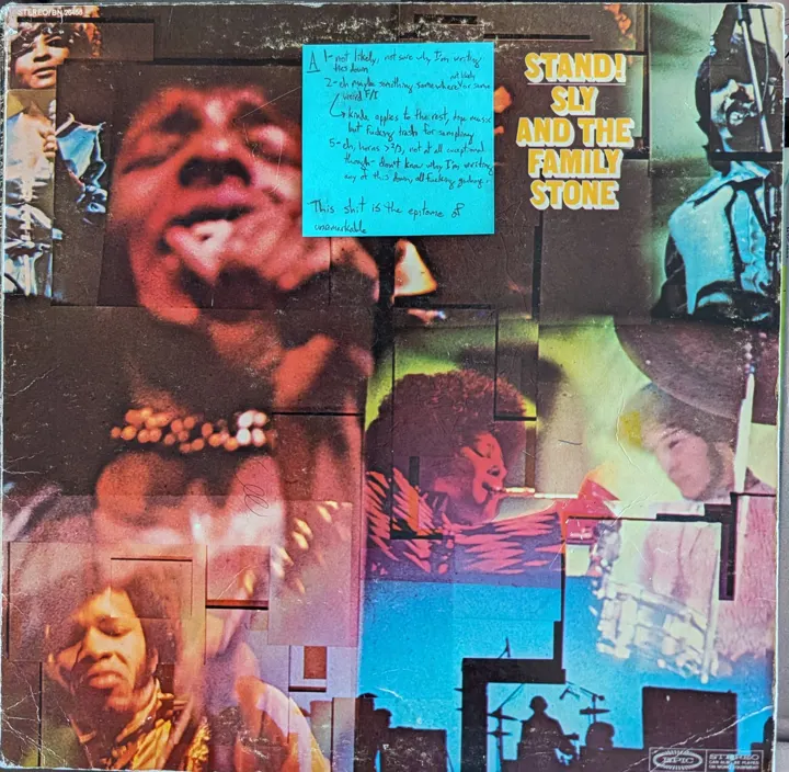 An album from Frank’s sampling collection